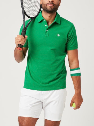 Men's Short Sleeve Match Polo in Kelly Green