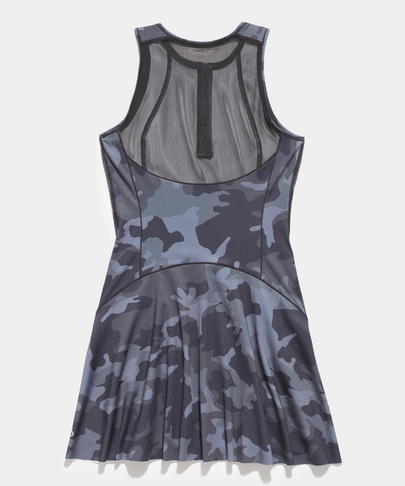 Women's Ace Tennis Dress in Black Camo by Flint Park