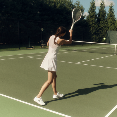 Women's Ace Tennis Dress in White