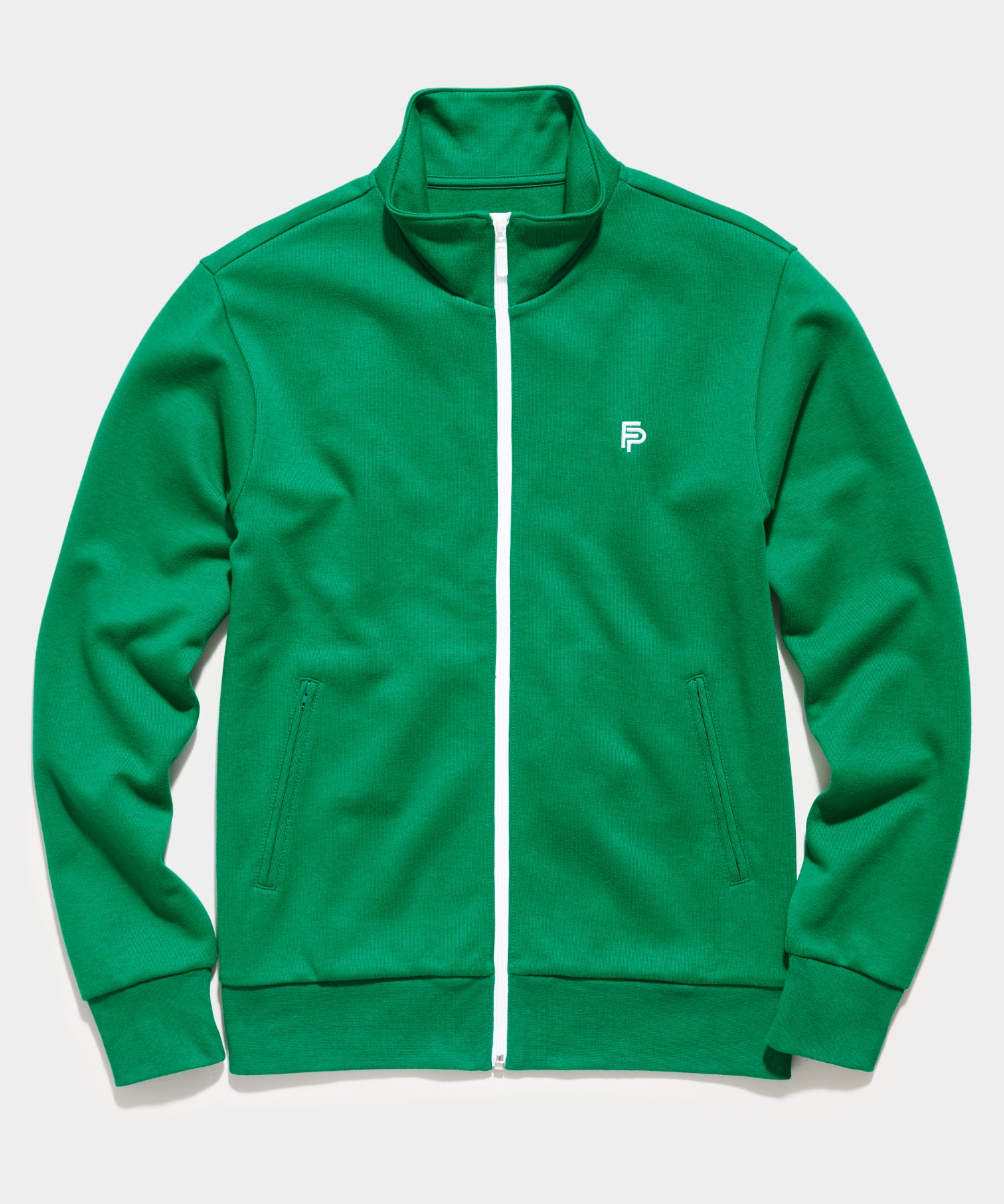 Men's Court Tennis Zip-up Jacket in Kelly Green – Flint Park