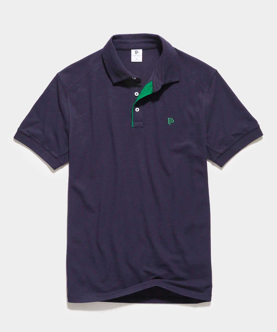 Men's Short Sleeve Tipped Match Polo in Navy
