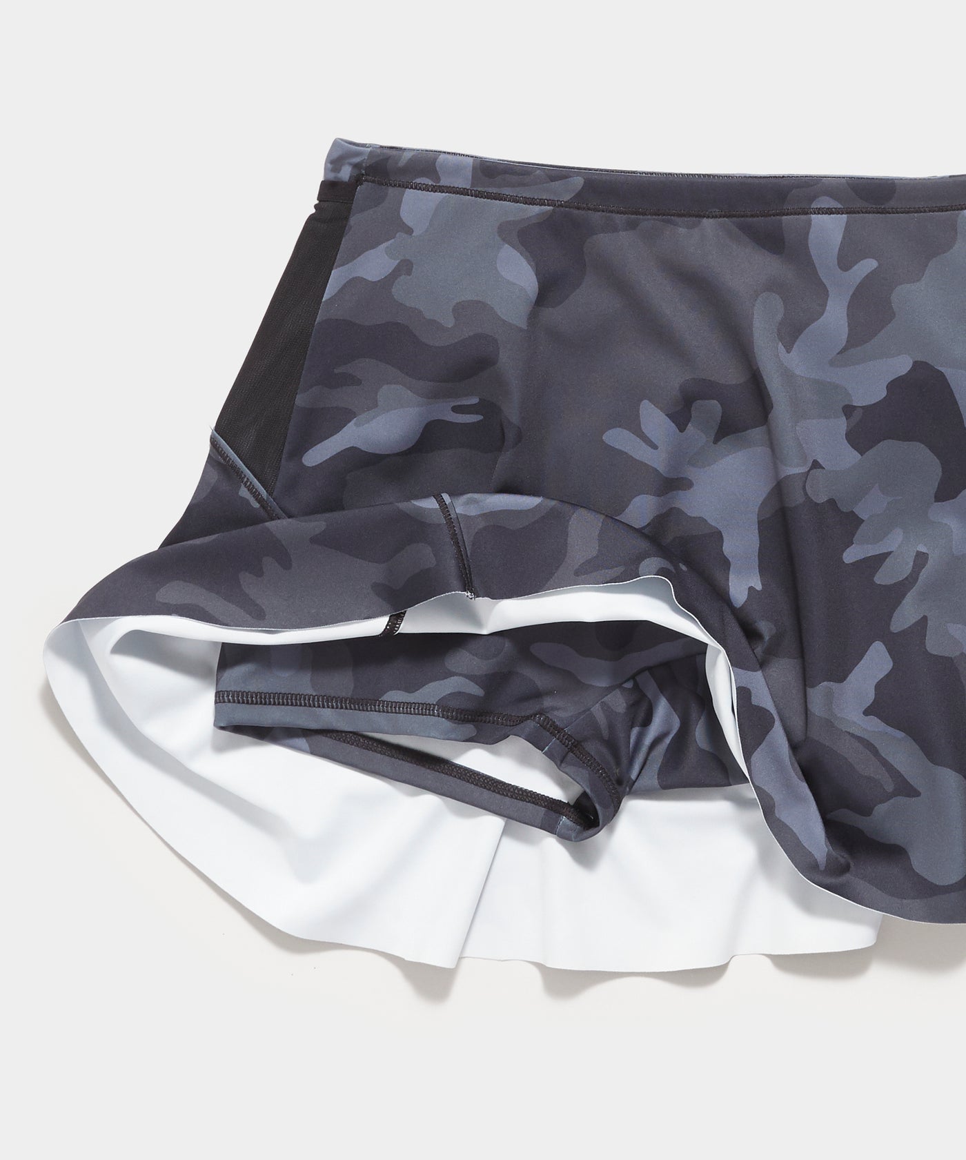 Women's Advantage Tennis Skirt Black Camo Camouflage