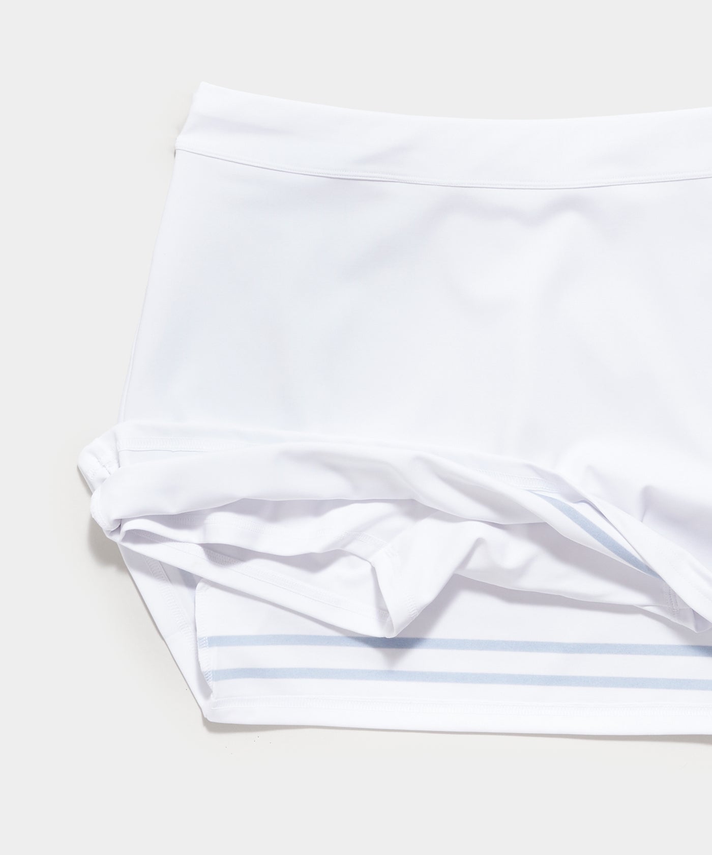 Women's Love Tennis Skirt in White and Navy by Flint Park