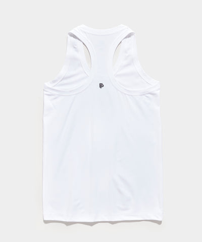 Women's Volley Tank White for Tennis & Pickelball