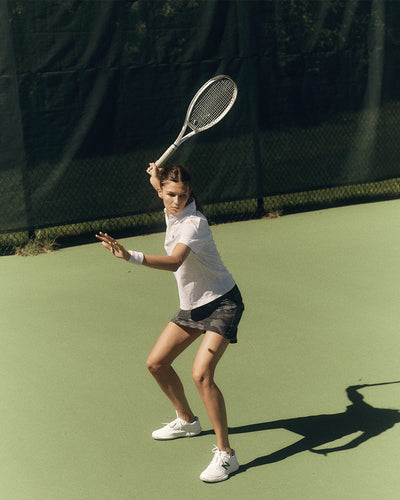 Women's Match Polo in White